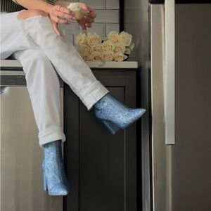 Betsy Johnson Sparkly Heeled Boots